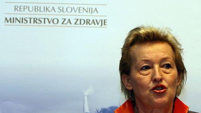 Zofija Mazej Kukovič v času ministrovanja. (Foto: Saša Despot)