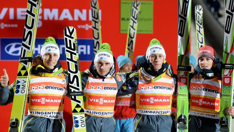 smučarski skoki klingenthal jaka hvala peter prevc robert kranjec jurij tepeš