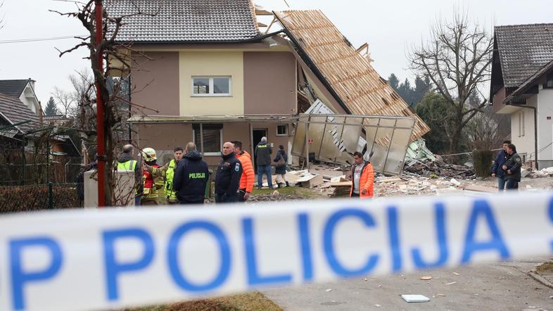 Plinska eksplozija mlaka pri Kranju