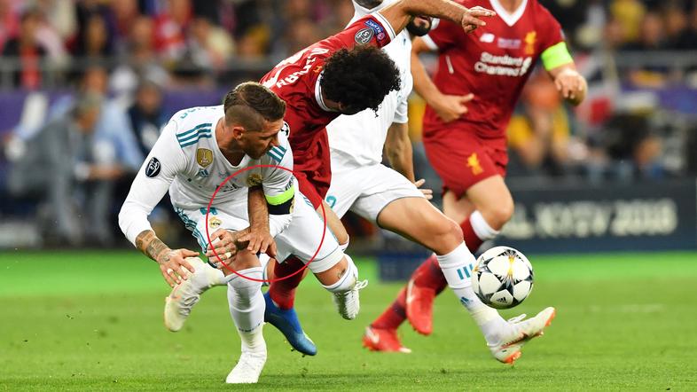 sergio ramos mohamed salah