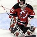 Kanadčan Martin brodeur je v vratih lige NHL stal že 1029. v karieri. (Foto: Reu