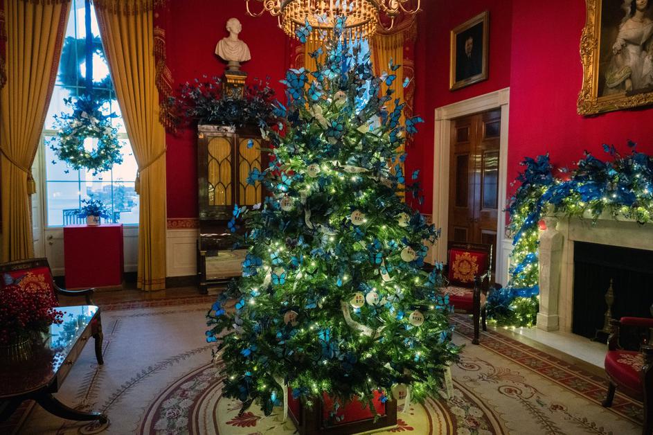 Bela hiša okrasitev