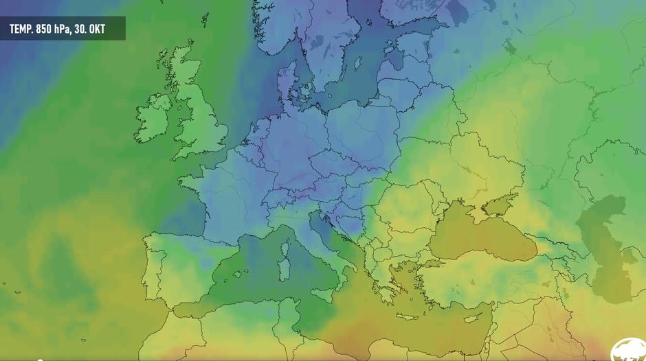 temperatura 30. oktober | Avtor: neurje.si