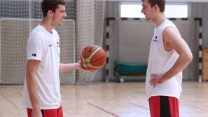Zoran Goran Dragić Slovenija Češka EuroBasket trening Zreče