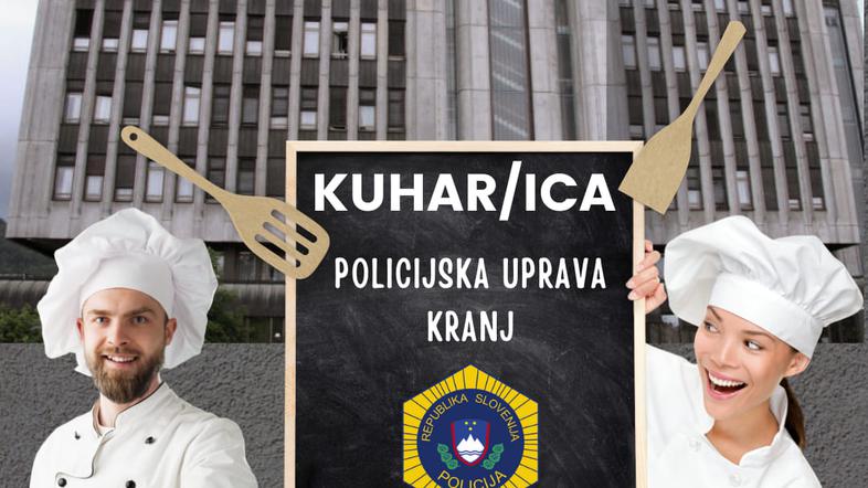 FB PU Kranj, objava, kuhar, kuharica