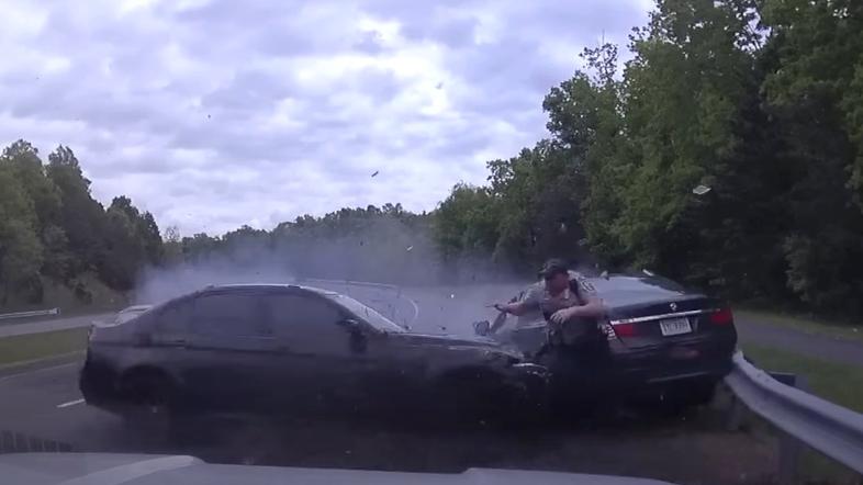 Policist in nesreča