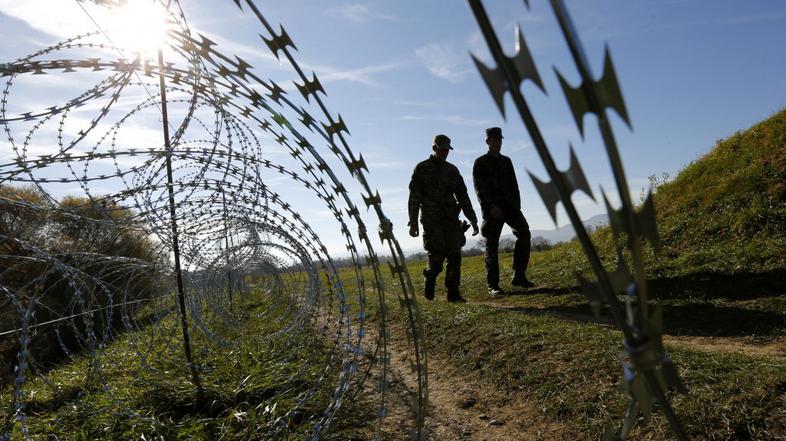 Postavljanje ograje na meji s Hrvaško