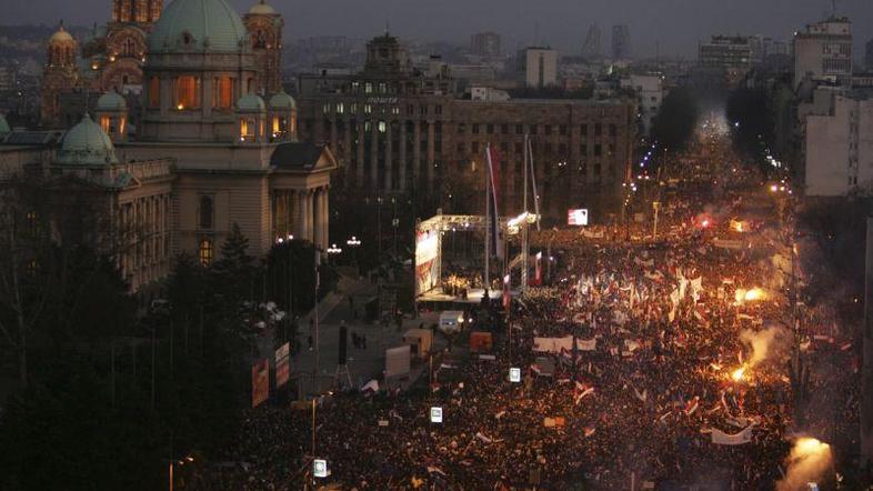 SRBIJA PROTESTI SRBIJA24 REUTERS