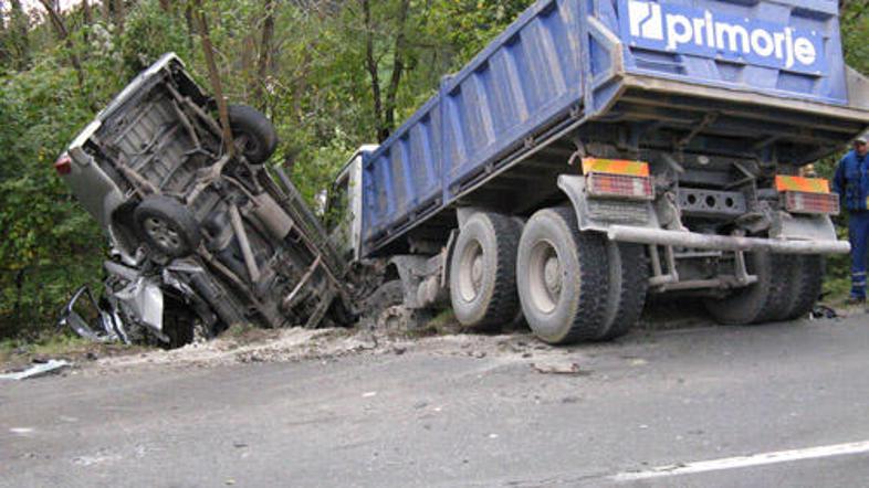 Trčenje je bilo silovito.