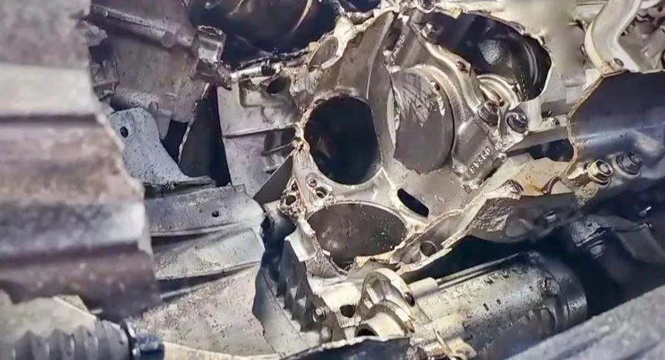 Uničen motor | Avtor: TikTok