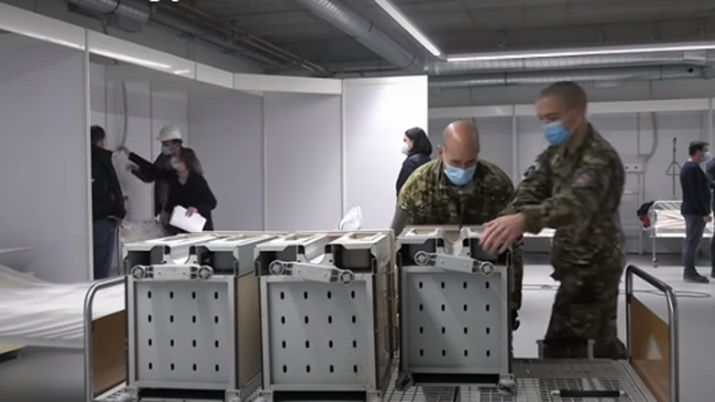 Covid-19, novi prostori UKC Lj