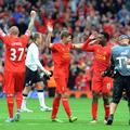 Gerrard Sturridge Škrtel Liverpool Manchester United Premier League Anglija liga