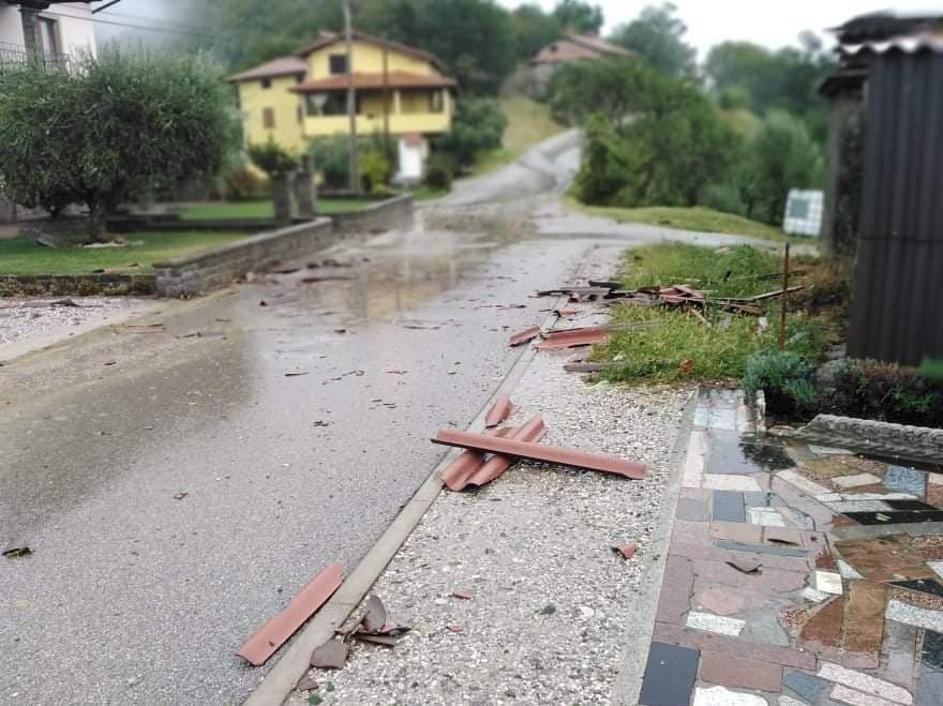 Posledice ujme v Goriških Brdih