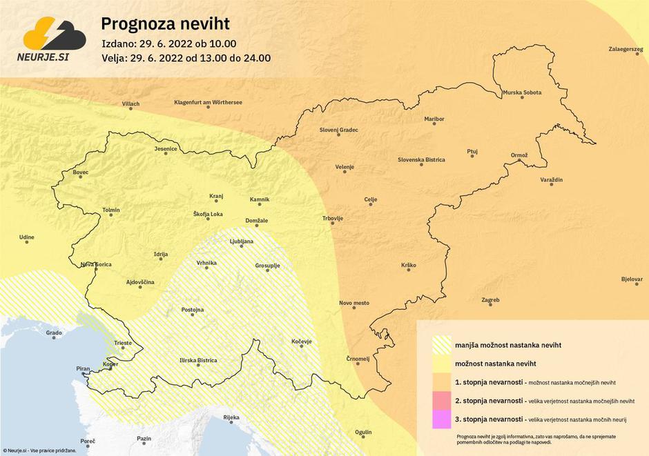 Prognoza neviht | Avtor: neurje.si