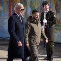 Joe Biden in Volodimir Zelenski
