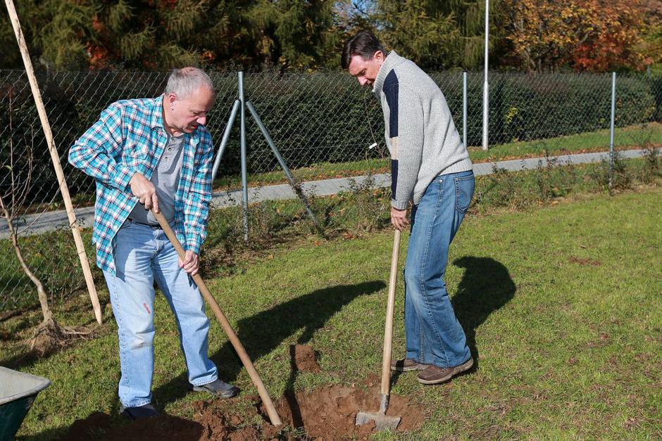 Borut Pahor in prostovoljci | Avtor: mediaspeed