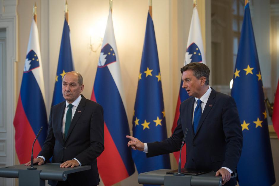 Borut Pahor in Janez Janša | Avtor: Anže Petkovšek