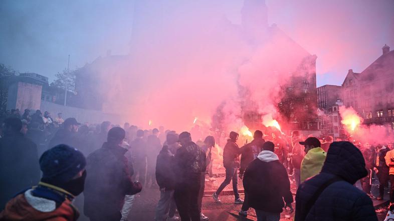 Navijaški izgredi v Amsterdami (Maccabi Haifa)