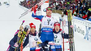 norveška sp štafeta biatlon