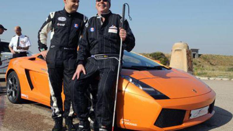 Luc Costermans po hitrostnem rekordu.