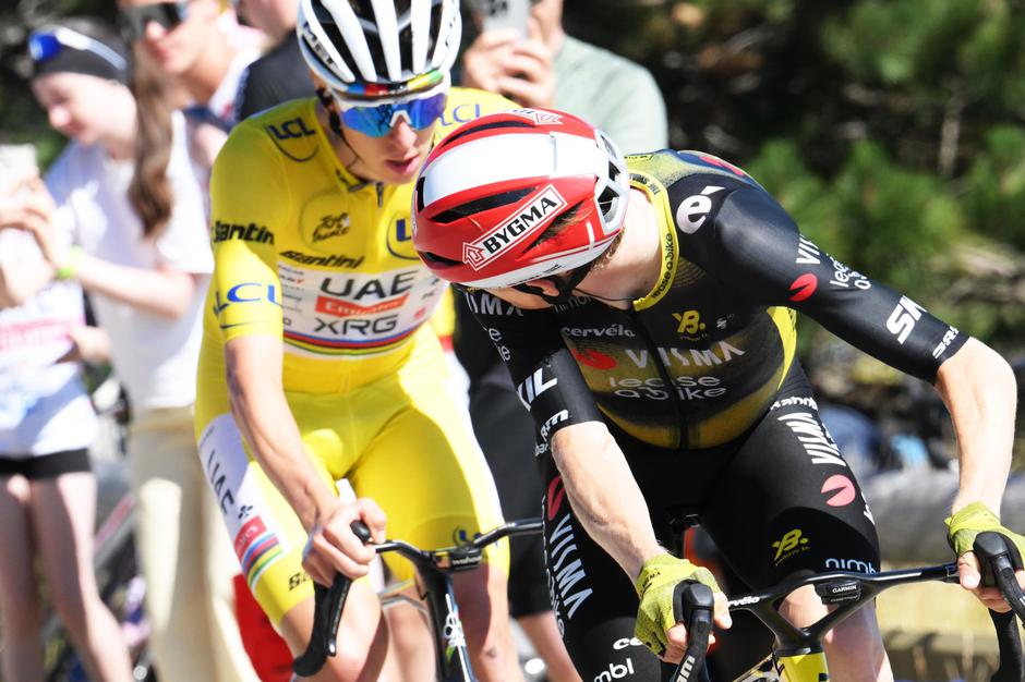 Tadej Pogačar in Jonas Vingegaard | Avtor: Profimedia