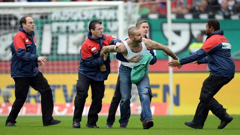 navijač Hannover Augsburg 1. Bundesliga Nemčija liga prvenstvo