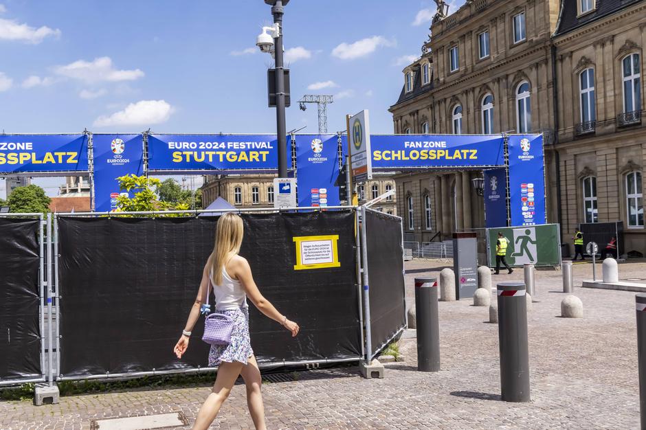 Stuttgart navijaška cona Schlossplatz | Avtor: Profimedia
