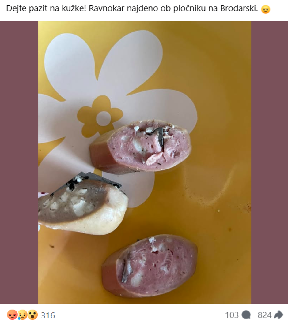 Rezila v klobasah | Avtor: facebook