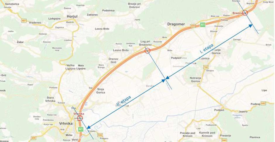 Primorska avtocesta, izgradnja 3. pasu | Avtor: Dars
