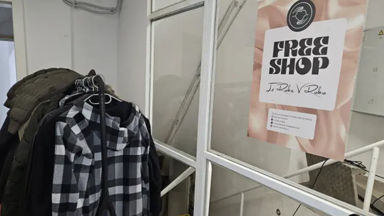 Trgovina z brezplačnimi oblačili v Mariboru