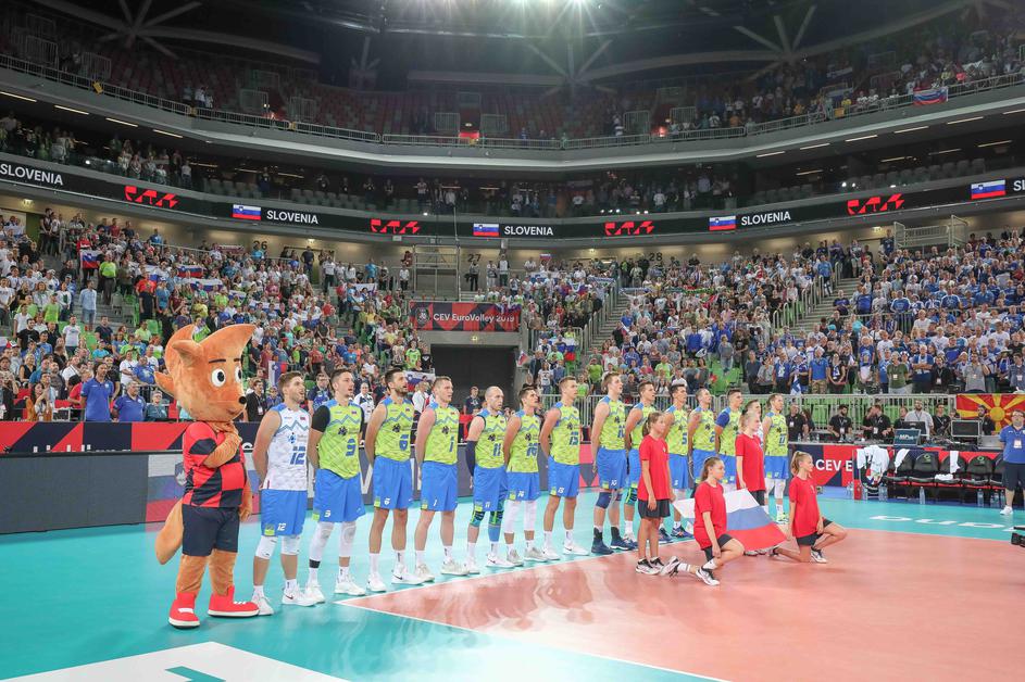 odbojka EP Slovenija - Finska