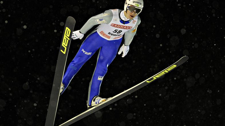 Tudi trener Matjaž Zupan je bil zelo zadovoljen z nastopom Petra Prevca. (Foto: 