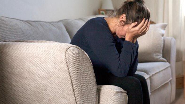 Žalost - fotografija je simbolična