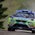 Mikko Hirvonen je vse bolj jezen, ker mu ford v Kataloniji pošteno nagaja.