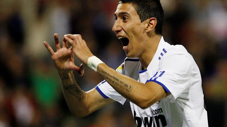 Di Maria je bil tokrat mož (mladenič) odločitve. (Foto: Reuters)