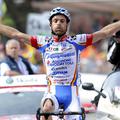 Michele Scarponi je po uspešnem pobegu postal zmagovalec šeste etape Gira.