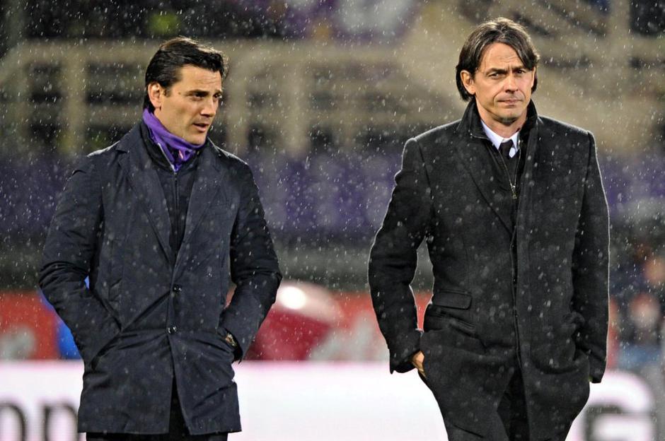 fiorentina ac milan vincenzo montella filippo inzaghi | Avtor: EPA