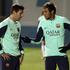 barcelona trening messi neymar