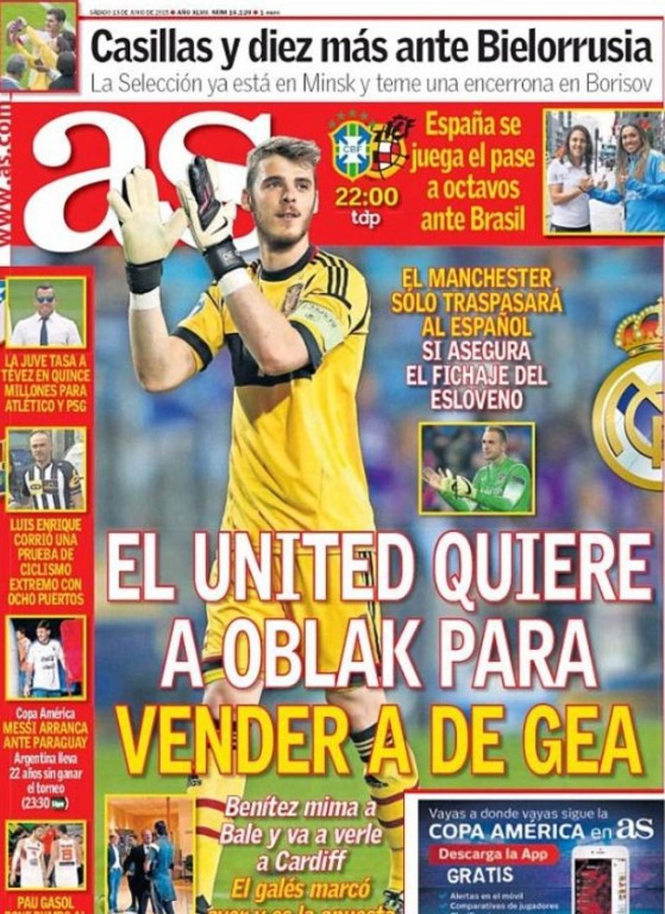 as naslovnica oblak de gea | Avtor: Reševalni pas/Twitter