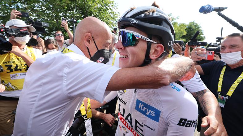 Mauro Gianetti in Tadej Pogačar