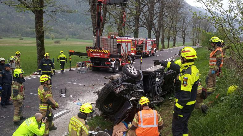 Prometna nesreča pri Kobaridu