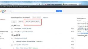 Google, izbriši zgodovino