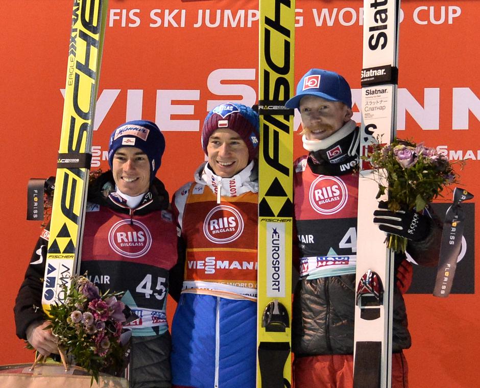 stefan kraft kamil stoch robert johansson | Avtor: Epa