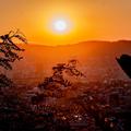 sonce nad Barcelono