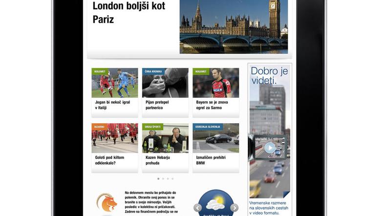 Žurnal po vzoru vseh večjih evropskih in svetovnih medijev za svojo platformo pr