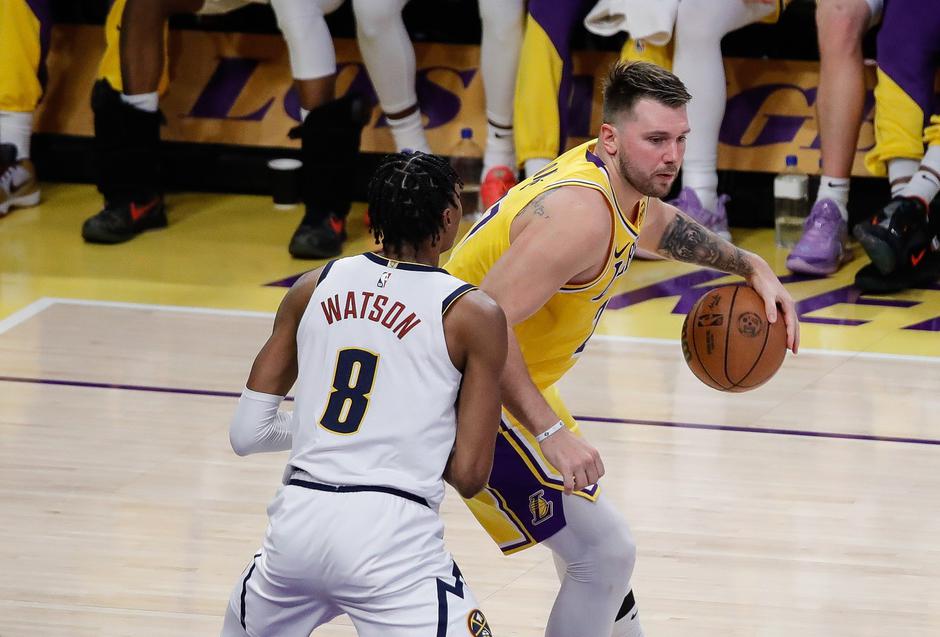 Peyton Watson in Luka Dončić | Avtor: Profimedia