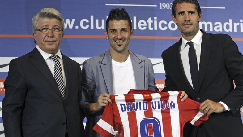 David Villa Caminero Cerezo Atletico Madrid Barcelona Vicente Calderon stadion p