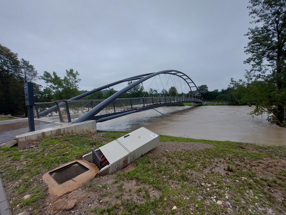 Medvode, poplave | Avtor: M. Ha.