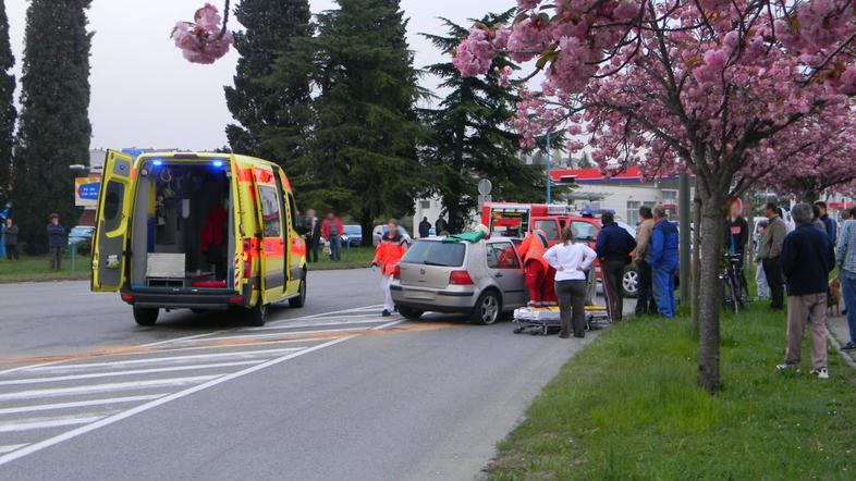 Nesreča v Novi Gorici