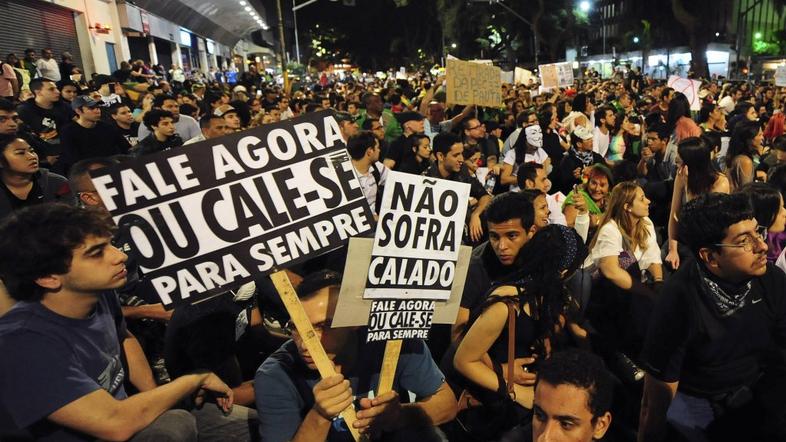 Protest v Braziliji